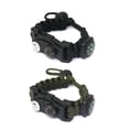 thumbnail image 2 of Survival Bracelets - Compass, Flint Fire Starter, Whistle, Adjustable Wrist Size, 2 of 4