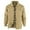 Khaki, variant on Mens Winter Coat Casual Zip up Canvas Quilted Flannel Lined Jacket for Warmth and Comfort in Outdoor Daily Wear Mens Jackets Casual Stylish Brown L