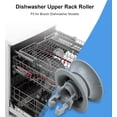 thumbnail image 3 of Simin 4 Pcs 611666 Rouleau de Support Supérieur pour Lave-Vaisselle Compatible avec Bosch Repleace dishrack Roller 00611666 PS8727423 00165313 165313 AH3477770 EA3477770 AP4355370 PS3477770, 3 of 6