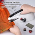 thumbnail image 3 of Máquina de coser de mano, dispositivo de costura rápido USB eléctrico alimentado por batería, costura para el hogar, máquinas de tela de viaje DIY, artesanía Scienceny HA009081-00B, 3 of 6