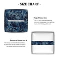 thumbnail image 5 of Kdxio Hawaiian Style Print Tissue Box Cover,Square Decorative PU Leather Facial Paper Case Organizer Holder Dispenser for Bathroom,Night Stands,Desk,Car 5.2''X5.2''X5.2'', 5 of 8