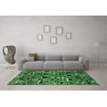 thumbnail image 3 of Ahgly Company Indoor Rectangle Solid Emerald Green Modern Area Rugs, 7' x 10', 3 of 4