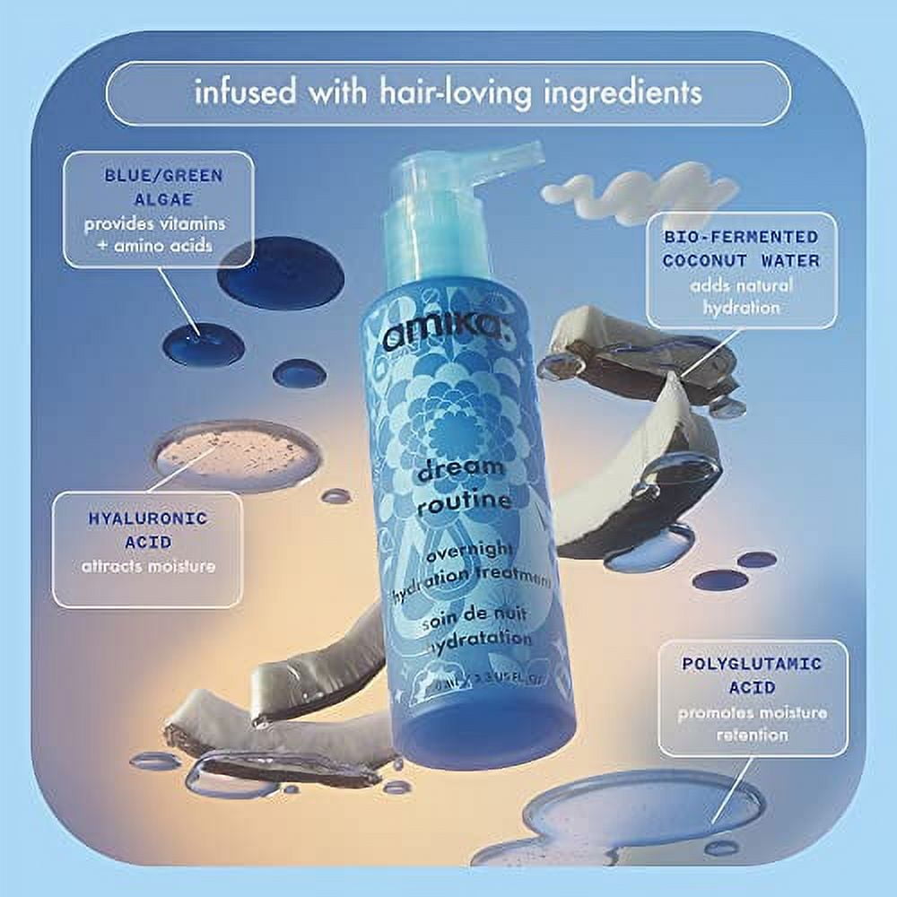 dream routine overnight hydrating hair mask, 100ml | amika