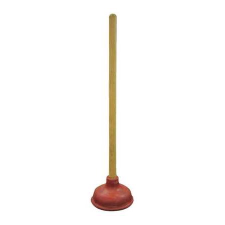 Plunger,Wood and Rubber,Fit Most Toilets KISSLER & CO