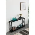 Zimtown Slim Small Space Tall Entry Console Table with Shelves, Sofa
