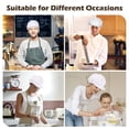 thumbnail image 4 of Transemion 2 Pcs Bonnet de Cuisson Premium Taille Unique Essentiel pour la Cuisson Filets de Coton Chapeau de Chef Taille Ajustable 1 Ensemble, 4 of 6