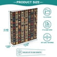 thumbnail image 3 of FORMRS 3 Ring Binder with Pockets 1.5" D-Rings Clip Board 200 Sheets Capacity, Beige Geometric, 3 of 8