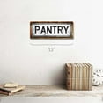 thumbnail image 2 of Framed, Outdoor Pantry 4"x12" Metal Sign, Wall Décor for Kitchen and Dining, 2 of 4