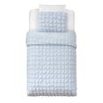 thumbnail image 3 of Urban Playground Kids and Teens Dreamy Clouds Marshmallow Blue 2-Piece Solid Quilt Set, Twin/Twin XL, 3 of 6