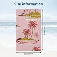 thumbnail image 4 of Palm Trees Large Beach Towel - Plush Thick Cotton Pool Towel, Adult Beach Towels, 4 of 9