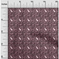 thumbnail image 1 of oneOone Silk Tabby Fabric Leaves & Paisley Block Print Fabric BTY 42 Inch Wide, 1 of 4
