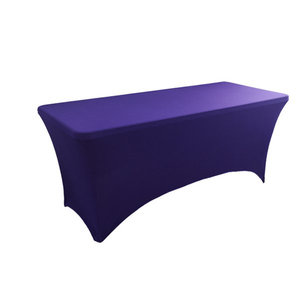 Mantel ajustable para mesa rectangular de 6 pies - Funda elástica de licra para mesa de masajes, fundas de mesa elásticas para fiestas, bodas, cumpleaños, banquetes, 183 x 75 x 75 cm/0,5 kg