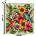 thumbnail image 2 of DIY Sunflower Hummingbird Pearl Diamond Painting Art Kit with Frame | Pearl Beads Art Craft for Adults Beginner, Gemstone Diamond Dots Beads for Home Wall Decor (8*8inch), 2 of 6