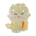 thumbnail image 1 of Lindo adorno de dragón nocticuloso de resina que brilla en la oscuridad 2024 Dragon Doll F5, 1 of 7
