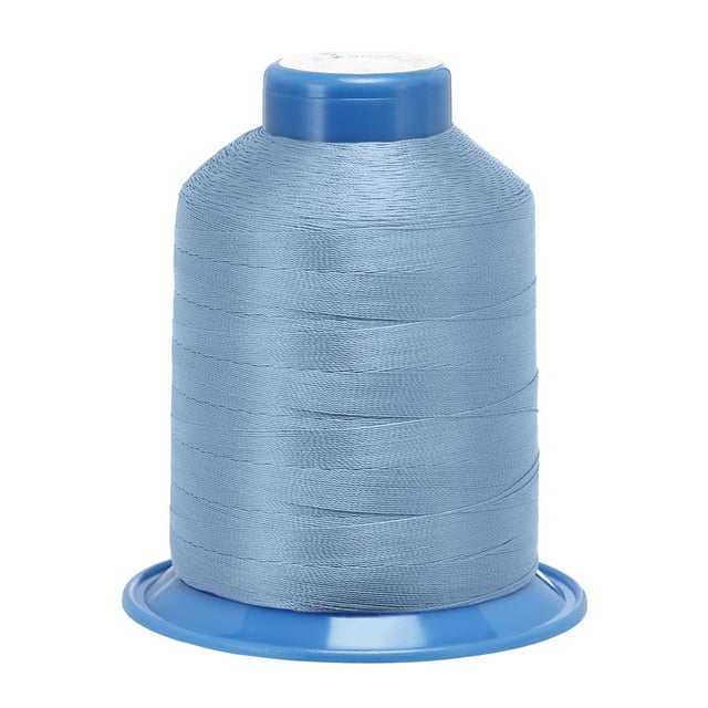 Unique Bargains Sky Blue Bonded Polyester Thread, 1968 Yards