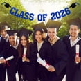 thumbnail image 4 of Banner de Graduación Yochamc Brillo Azul Clase del 2026, 4 of 6