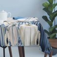 thumbnail image 4 of Vintage Fall Blue Table Cloth Waterproof Tablecloths, Thanksgiving Botanical Pumpkins Tablecloth Dining Table Cover for Kitchen Party Tabletop Outdoor, Rectangle Tablecloth 54x108 Inch, 4 of 9