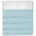 thumbnail image 2 of Sweet Home Collection Down Alternative Polyester Comforter Box Stitch Microfiber Bedding - Twin Light Blue, 2 of 2