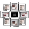 thumbnail image 6 of Versatile 21x24 Inner Mirror Collage Picture Frame 4x6, 4x4, and 5x5 Photos with Wide Molding, 6 of 10