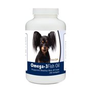 Healthy Breeds 840235185321 Russian Toy Terrier Omega-3 Fish Oil Softgels, 180 Count