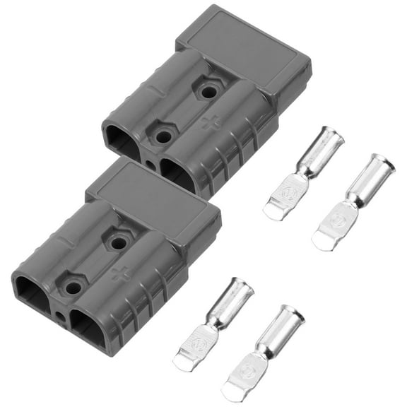 IBASETOY 2 Set Power Plug Connect Plug Copper Plated Silver Premium of Electric Vehicles