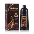thumbnail image 1 of Black Instant Hair Color Shampoo for Gray Hair, 3 In 1 Black Hair Dye Shampoo, 100% Grey Coverage, E multicolor, 1 of 8