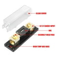 thumbnail image 3 of 0/2/4 Gauge Inline ANL Fuse Holder Clear Black Fuse Block Box with 250A Fuse, 3 of 6