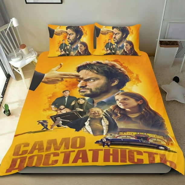 Película de Autoconfianza Conjunto de sábanas temático, trío de piezas, cómodo y amigable con la piel, diseño único, regalo de decoración para el hogar para familiares, amigos y fans,173cm *218cm