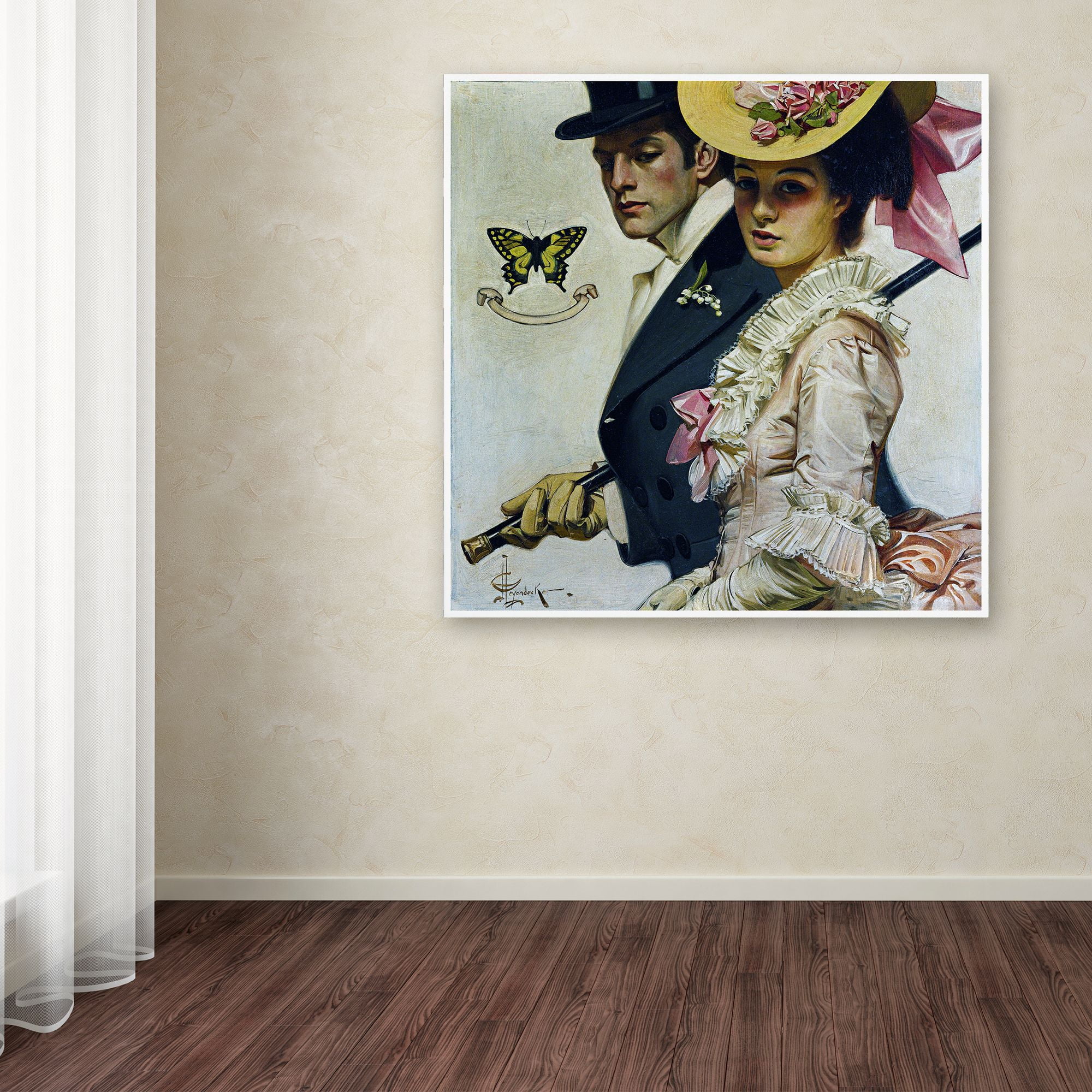 Trademark Fine Art 'Fashion 37' Canvas Art by Vintage Lavoie