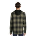 thumbnail image 5 of No Boundaries Men's & Big Men's Hooded Flannel Shirt, Sizes XS-5XL, 5 of 5