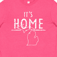 thumbnail image 4 of Inktastic It's Home- State of Michigan Outline Distressed Text Youth T-Shirt, 4 of 5