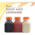 thumbnail image 2 of [350 Pack] 8 oz Empty Plastic Juice Bottles with Tamper Evident Caps - Smoothie Bottles - Ideal for Juices, Milk, Smoothies, Picnic's, Nutcracker, Meal Prep , Juice Containers by EcoQuality, 2 of 7