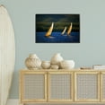 thumbnail image 3 of Stupell Industries Floating Sailboat Trio Transportation Photography Black Framed Art Print Wall Art, 30 x 20, 3 of 10