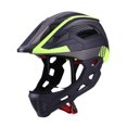 thumbnail image 3 of Casco de bicicleta para niños Casco protector integral ajustable Casco de bicicleta de montaña Negro, 3 of 9