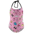 thumbnail image 5 of Hello Kitty Girls One Piece Swimsuits Hawaiian Summer Swimwear Beach Bathing Suit Outfits, 5 of 7