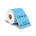 thumbnail image 1 of Etiquetas adhesivas térmicas iEager, 3 x 2 cm, 500 etiquetas azules, 1 of 6