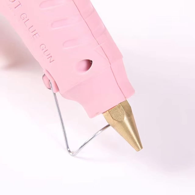 Pistola de pegamento termofusible, pistola de pegamento de múltiples potencias y multicolor, barra de pegamento de 7 mm y 11 mm, pistola de pegamento termofusible manual
