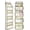 Beige, variant on LazySpin Over the Door Organizer, Stuffed Animal Storage with Clear PVC Windows, Door Organizer Hanging