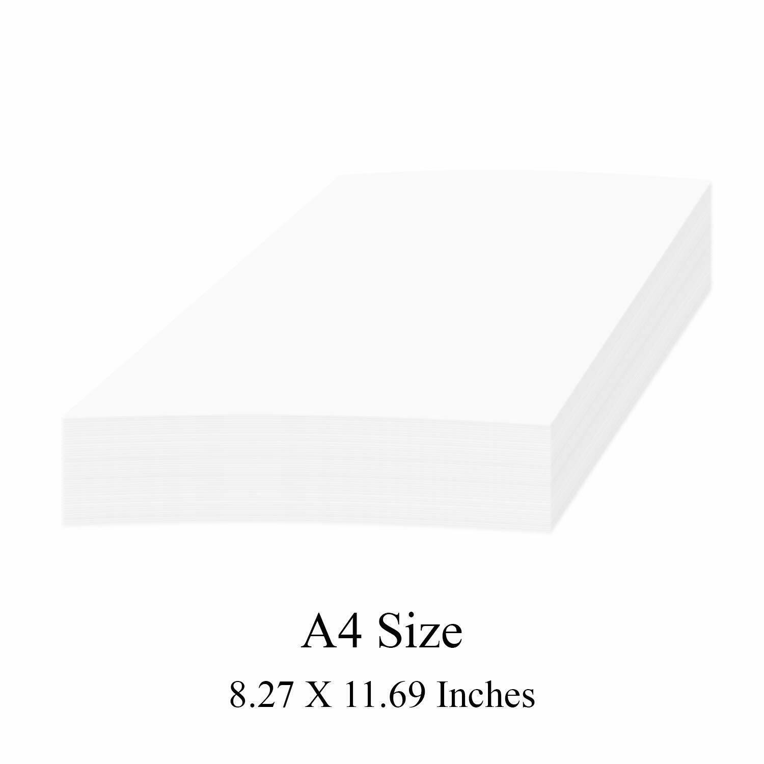 A4 White Paper For Copy, Printing, Writing 210 x 297 mm. (8.27" x
