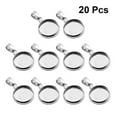 thumbnail image 2 of DIY Jewelry Pendant Holder with Stainless Steel Round Cork Base for Creating Custom Necklaces 6mm, 2 of 5