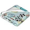 thumbnail image 2 of Salouo Cartoon Car Racing Print Bed Blankets,Flannel Blanket Comfortable Air Conditioning Blanket Lightweight Blanket for Sofa Bed Travel & Couch -60"x50", 2 of 8