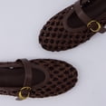 thumbnail image 5 of Cushionaire Wendy Woven Mary Jane Flats For Women | Breathable Open Weave Flats With Adjustable Buckle Strap | Stylish Everyday Mary Jane Flats, 5 of 20
