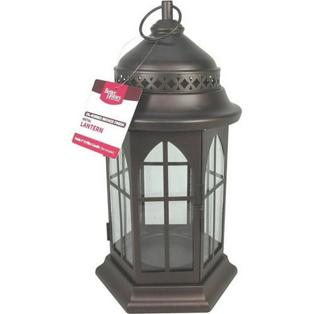 Better Homes & Gardens Metal Oil-Rubbed Bronze Lantern
