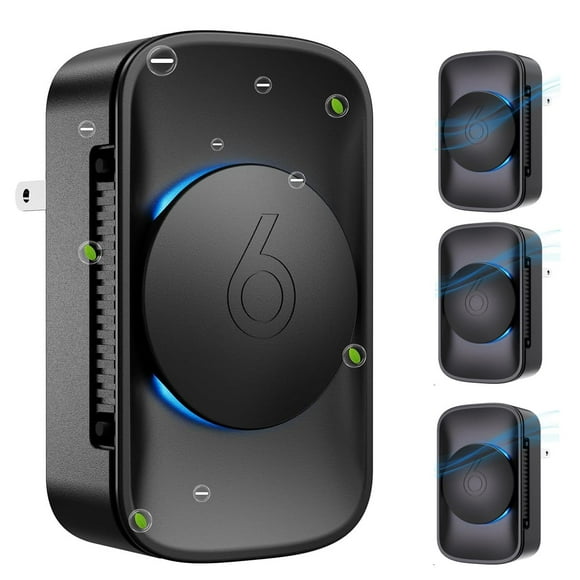 iDiskk [4 Pack] Purificateur d'Air pour la Maison, Ioniseurs d'Air Silencieux à Ions Négatifs pour Chambre, Bureau, Cuisine, Mini Purificateur d'Air Portable avec Veilleuse, Fumée, Poussière