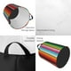 thumbnail image 2 of Balery Mexican Serape Blanket Stripes Cesta de ropa redonda con asas, impermeable, independiente, para ropa, juguetes, dormitorio y familia-Small, 2 of 6