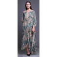 thumbnail image 2 of Bimba Kaftan Floral pour Femmes, Tenue d'Intérieur de Vacances, Robe Maxi, Couvre-Maillot de Plage - 4X-5X, 2 of 5