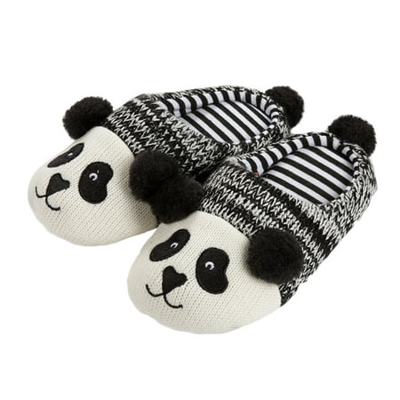 

Etereauty Autumn Winter Panda Slippers Adorable Warm Shoes Cotton Floor Slippers for Indoor Home - 20CM (Boy/19CM Interior Length)