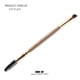 thumbnail image 1 of Pinceles de maquillaje, kit de maquillaje Duo Brow Makeup Brush Mango de madera Pinceles de cejas de doble cara Pinceles planos y angulares Pincel de maquillaje, 1 of 3