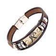 thumbnail image 2 of SmartBy Retro Unisex 12 Constellations Multi Layer Braided Faux Leather Bracelet Jewelry, 2 of 4