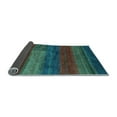 thumbnail image 2 of Ahgly Company Indoor Rectangle Abstract Light Blue Contemporary Area Rugs, 2' x 5', 2 of 4